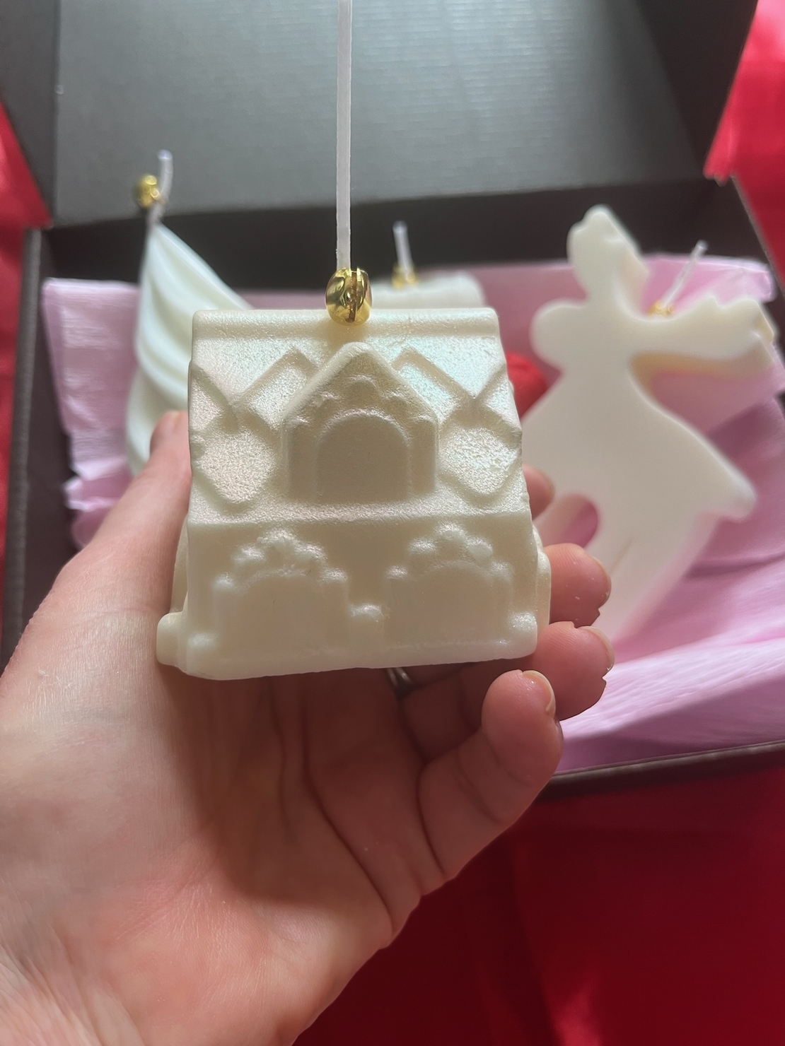 Коледен комплект свещи 