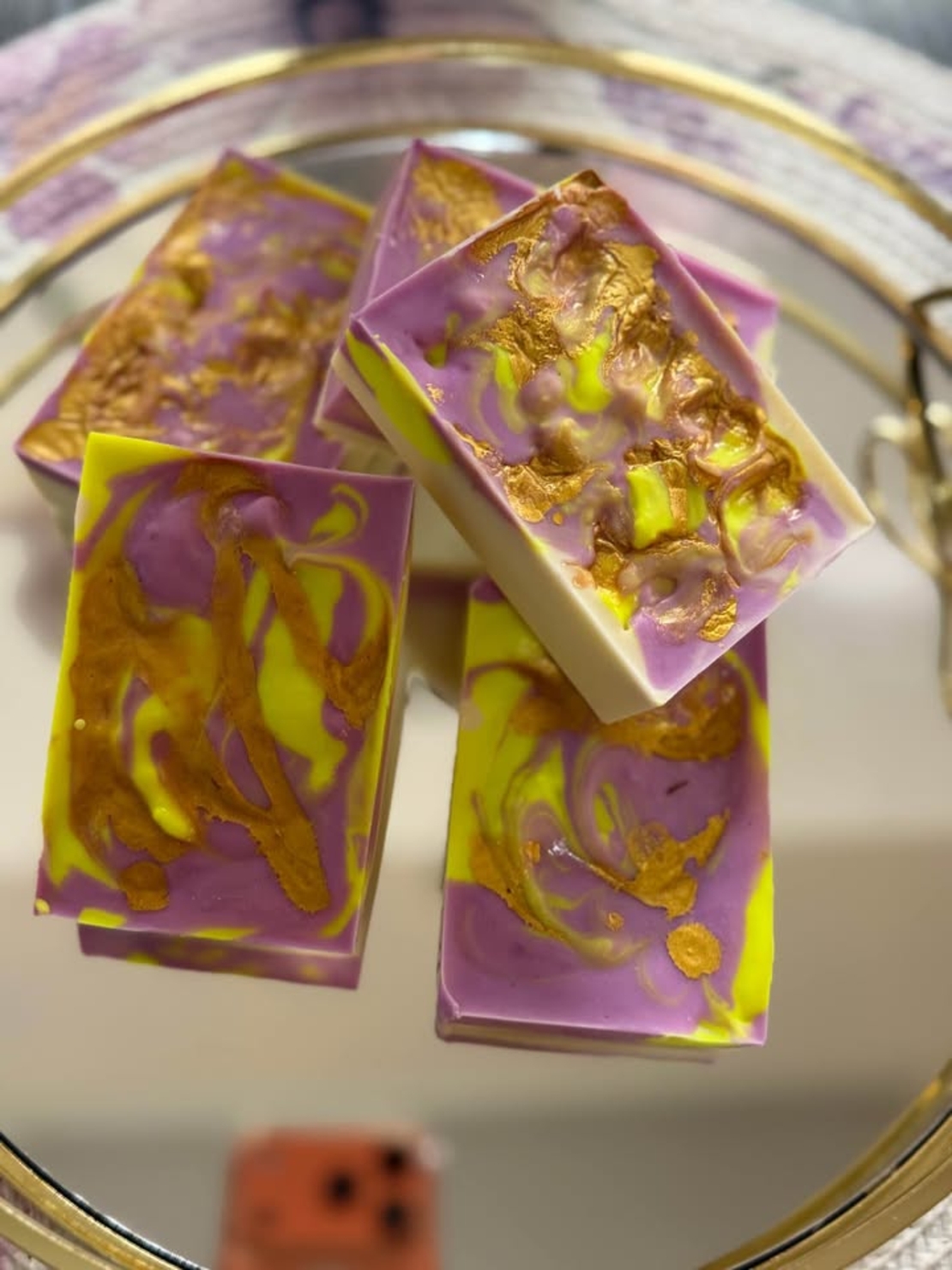 Ръчно изработен сапун „Лилав зюмбюл“