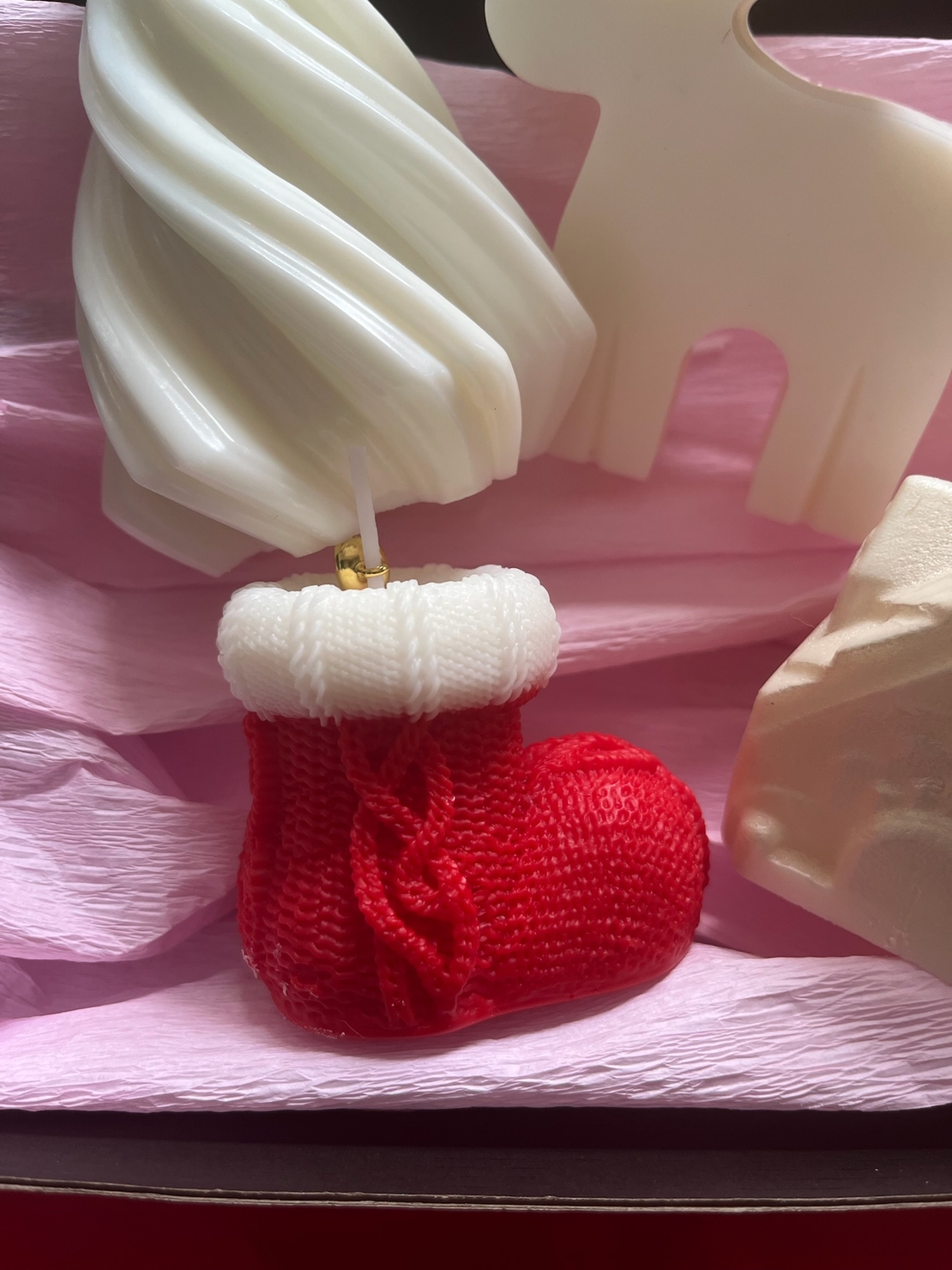 Коледен комплект свещи 