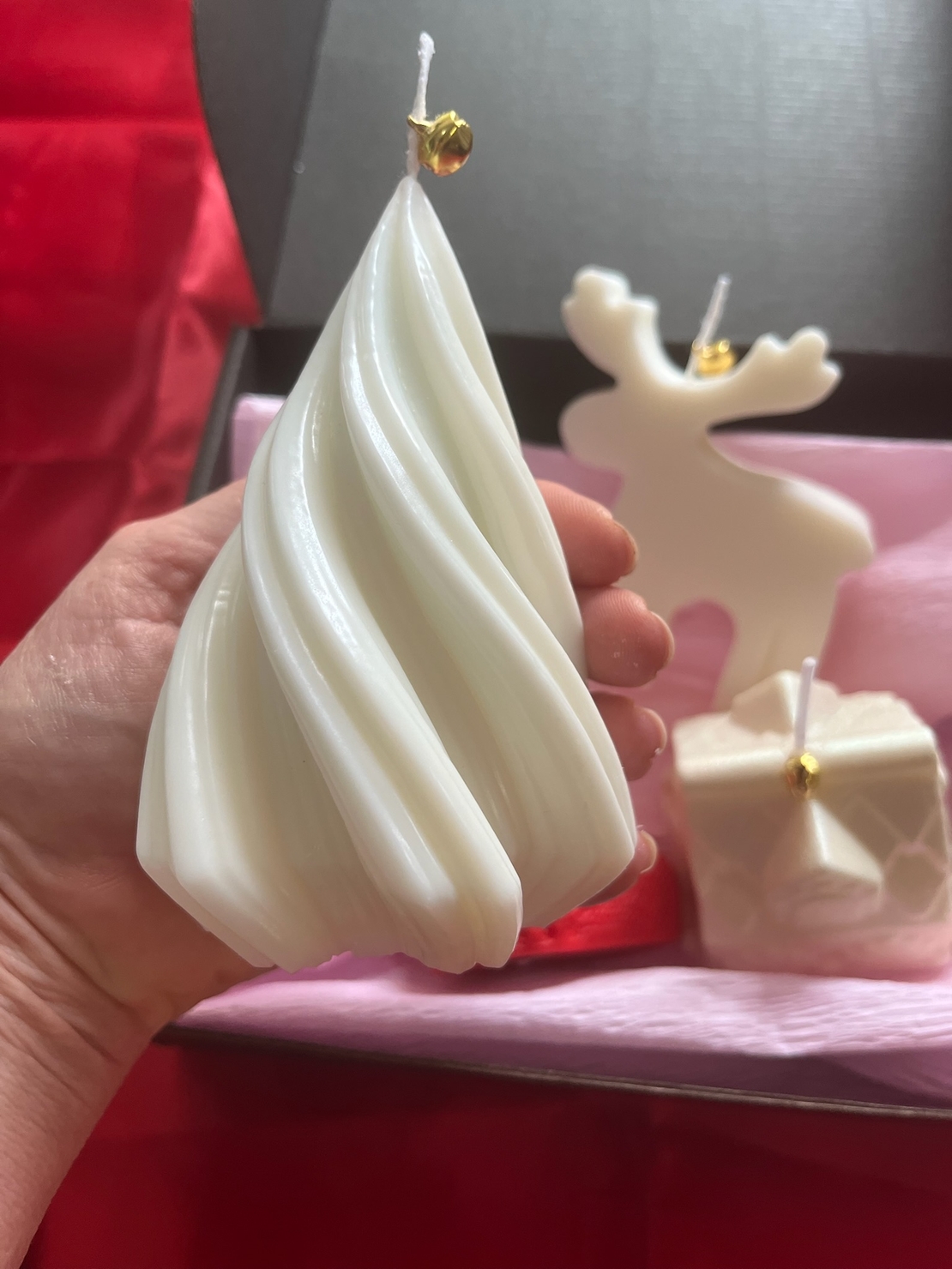 Коледен комплект свещи 