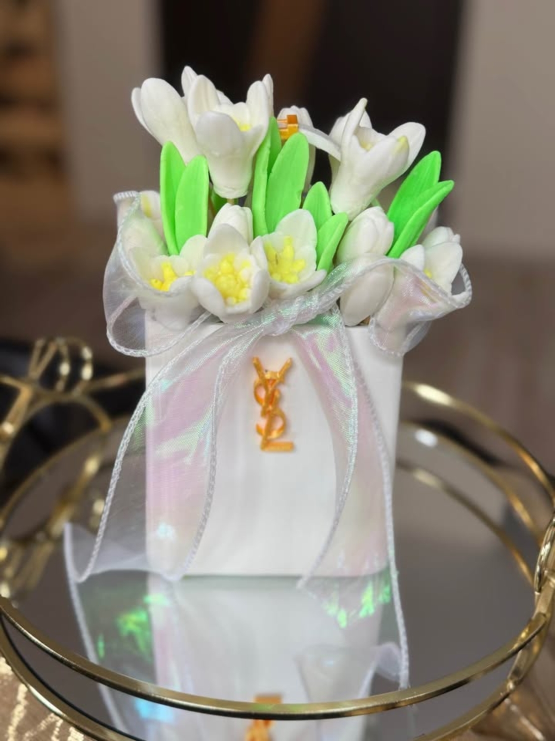 Букети от сапун кокичета подарък за 8 март