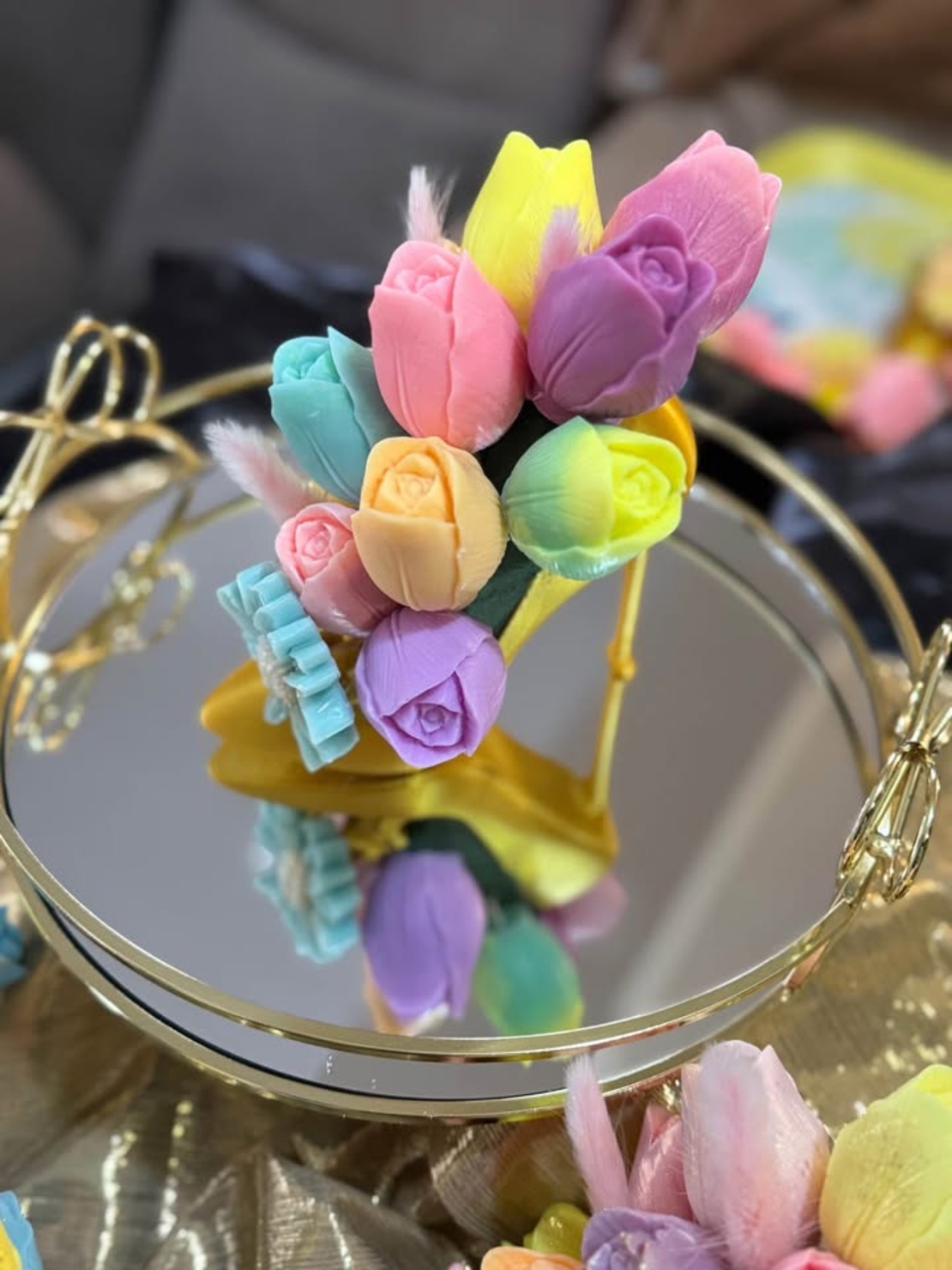 букет за 8 март от сапун като малки шедьоври!