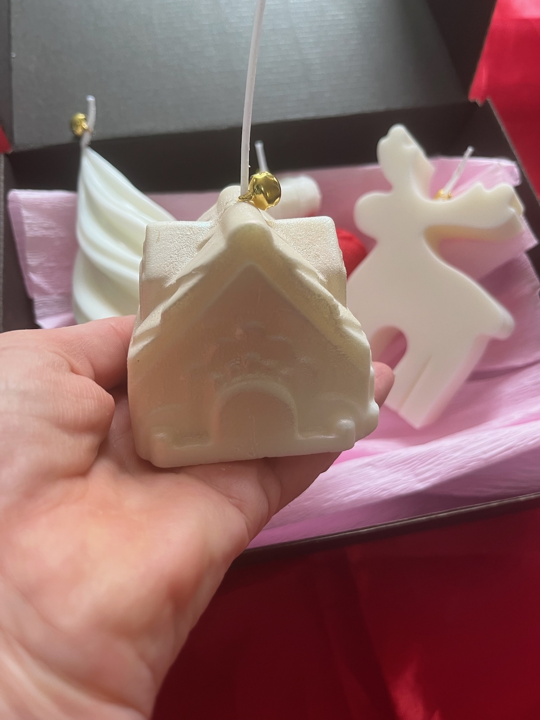 Коледен комплект свещи 