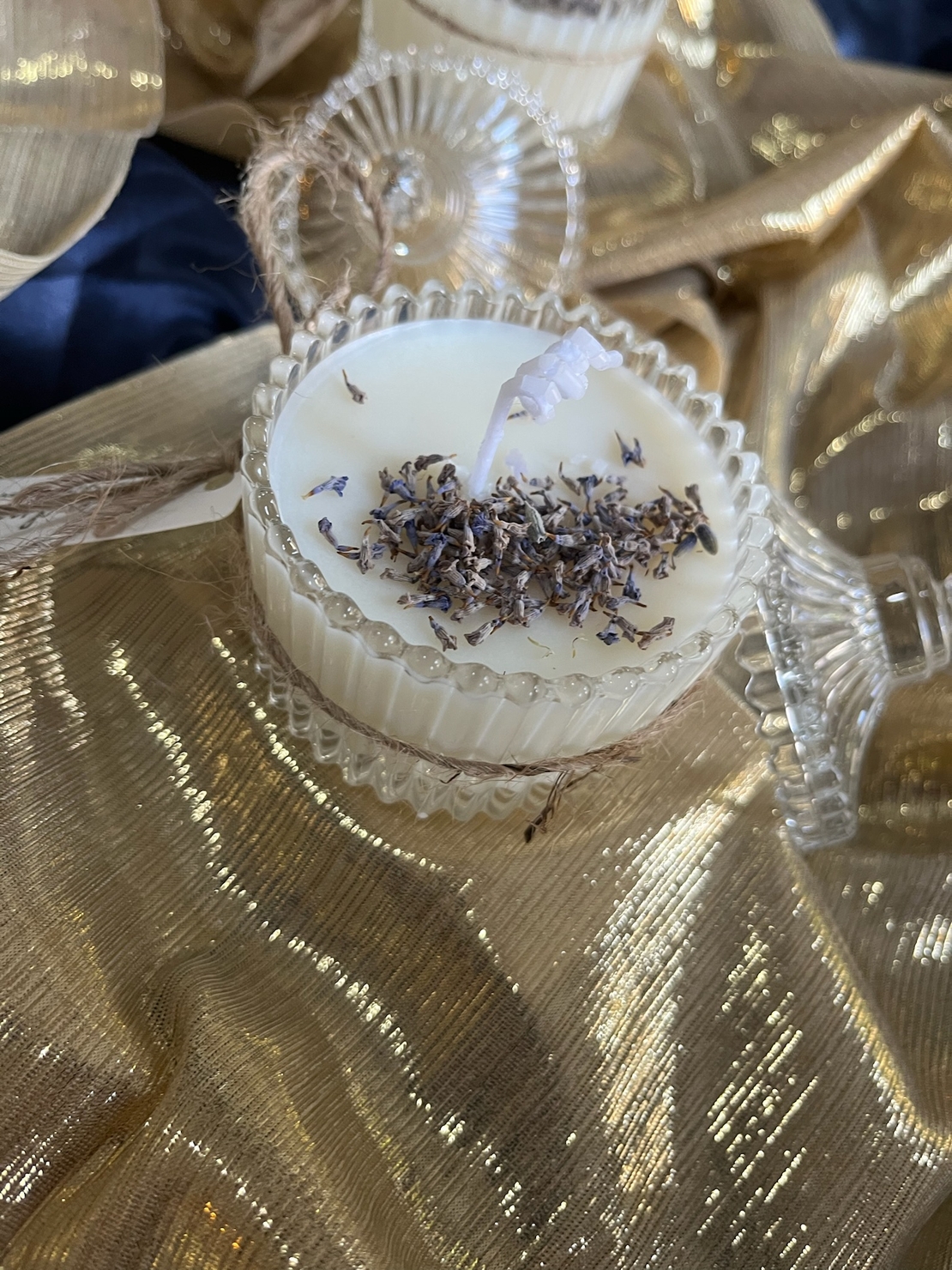 масажна свещ с лавандула