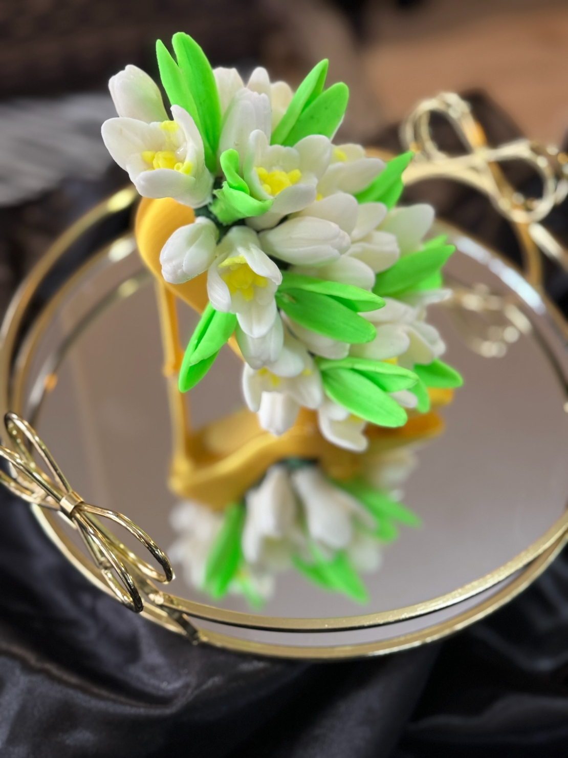 Букет „Кокичета“ от глицеринов сапун