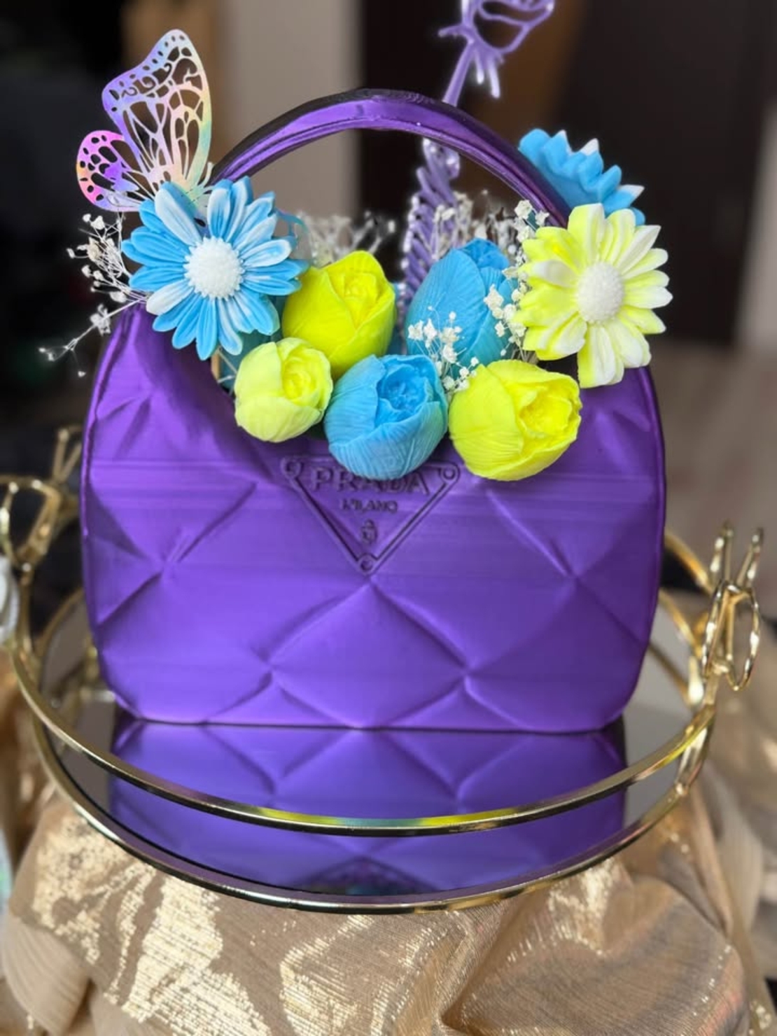 подарък за 8 март 👜 3D принтирани чанти, пълни с ръчно направени цветя