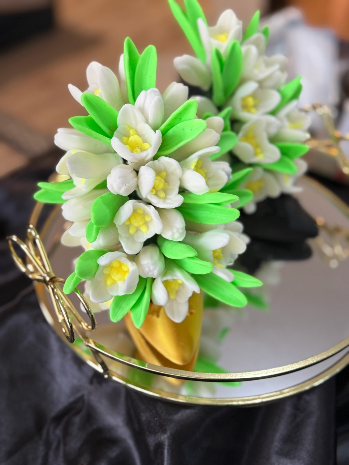 Букет „Кокичета“ от глицеринов сапун