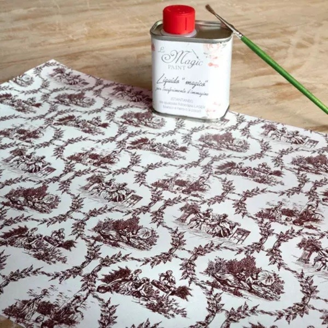 Хартия за трансфер Magic paint TOILE DE JOUY бордо