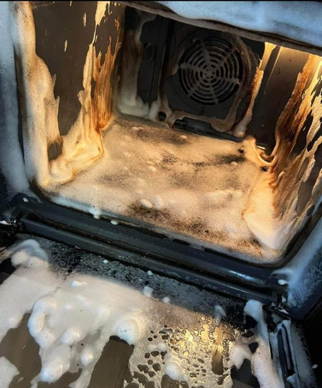 Мощен почистващ препарат за кухни под формата на спрей пяна / 550мл