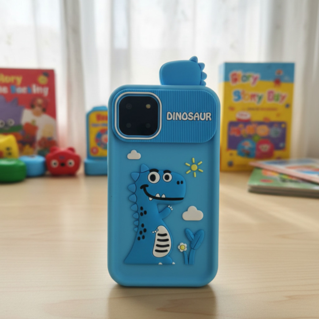 Детски смарт телефон P1 Plus с игри и двойна камера – 2.8″ IPS дисплей, 8GB памет и силиконов калъф