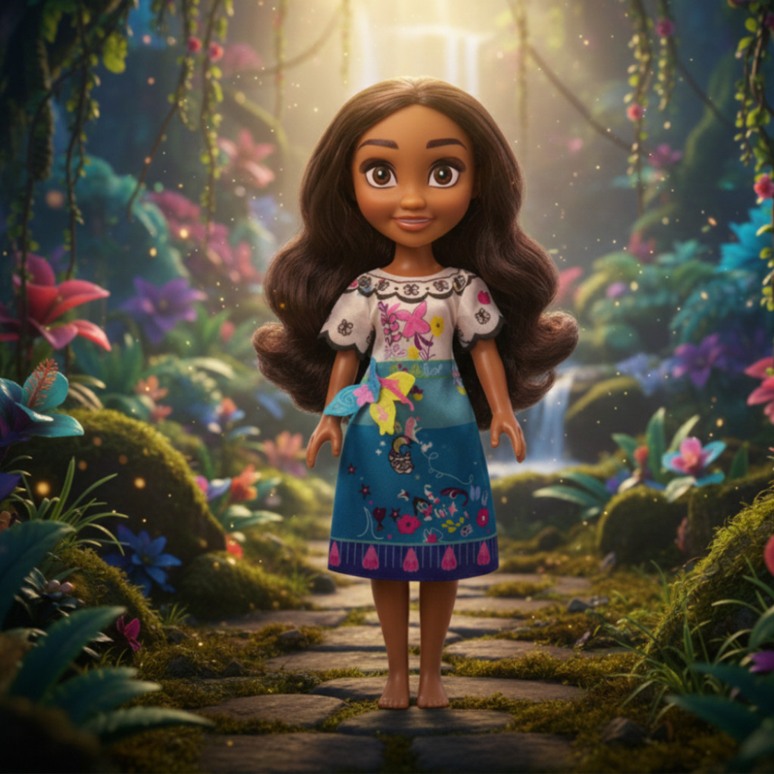 Кукла Magic Girl с очила и музика