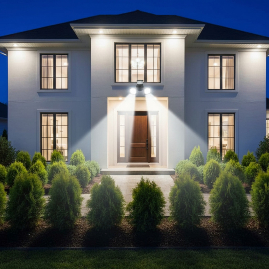 24W LED лампа с датчик за движение – 2000 lm и IP защита за всякакви условия