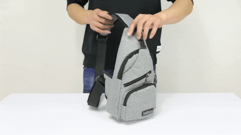 Удобна многофункционална чанта/раница през рамо с USB