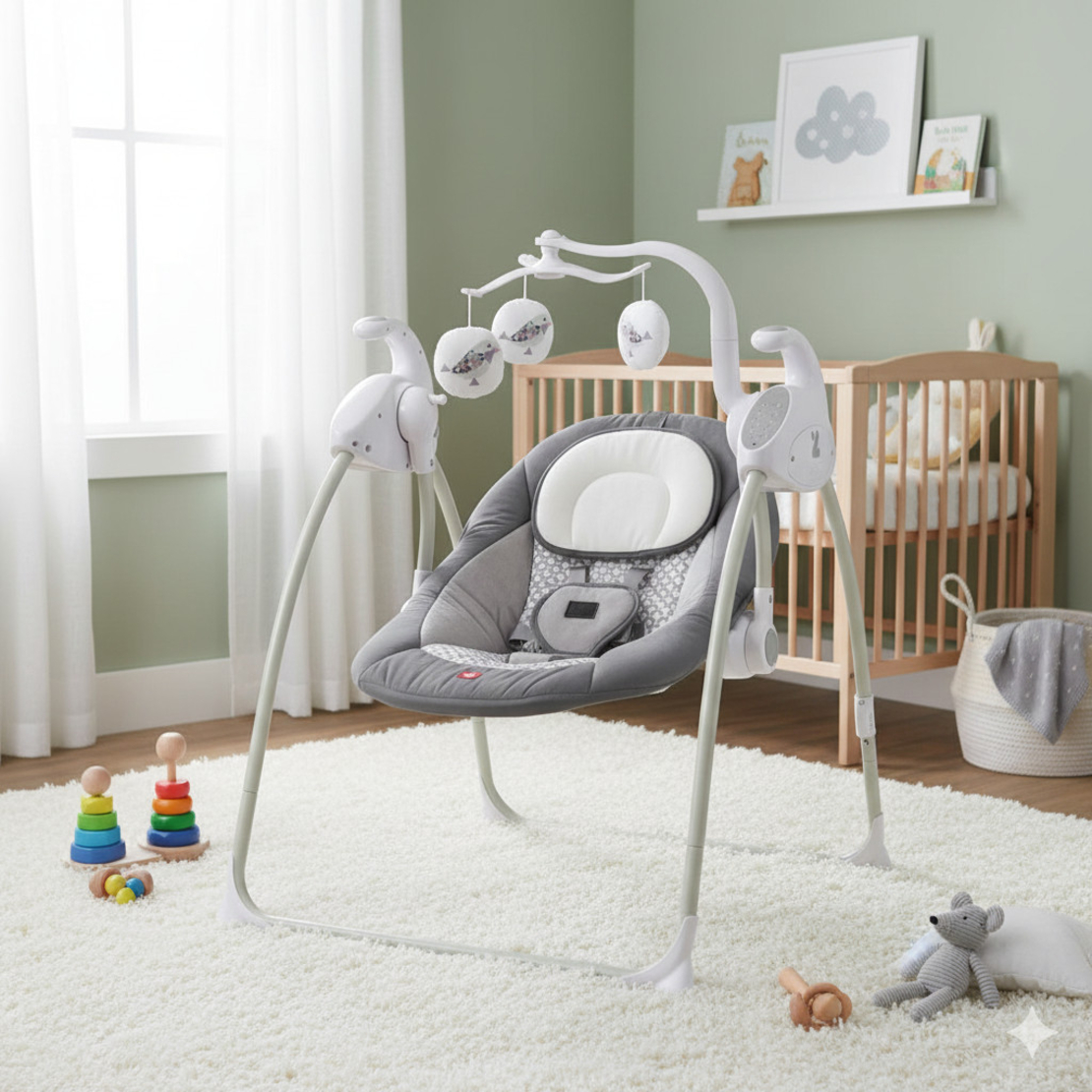 Електрическа люлка за бебе Zizito Hana