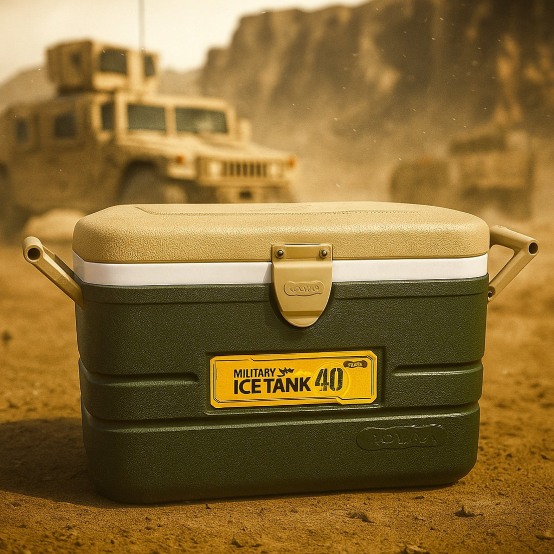 Професионална Хладилна кутия Military Green - Komax