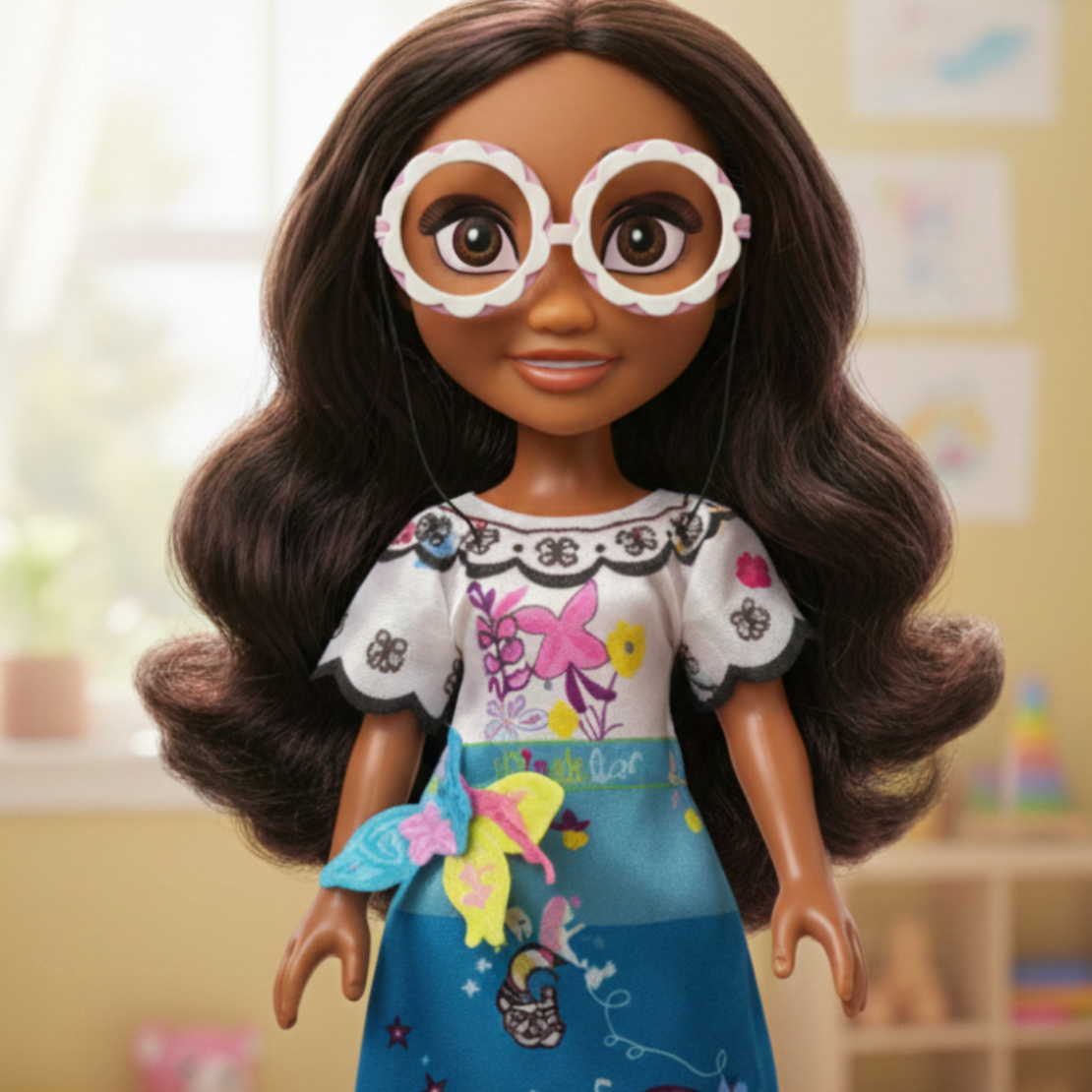 Кукла Magic Girl с очила и музика