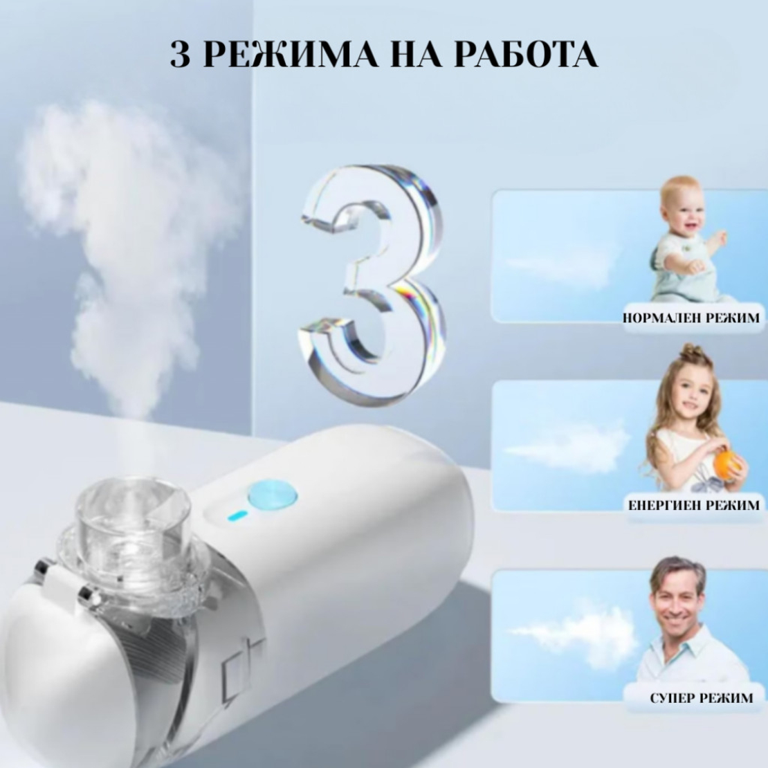 Ултразвуков аерозолен небулизатор Mesh ZH-N3 – бърза и тиха терапия