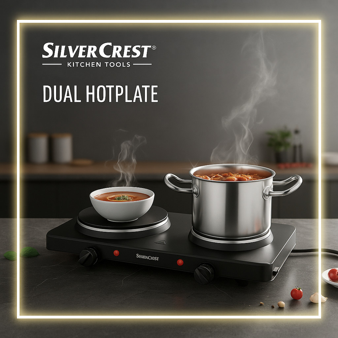 Двоен котлон SilverCrest - 2500W – две ястия едновременно