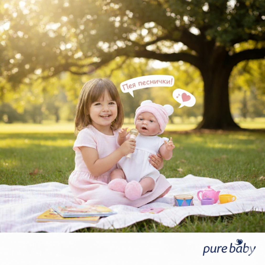 Реалистична бебе кукла Pure Baby – най-добрият подарък