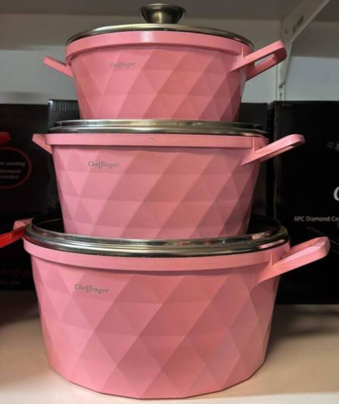 Висококачествен комплект касероли Cheffinger – елегантност, здравина и удобство в кухнята