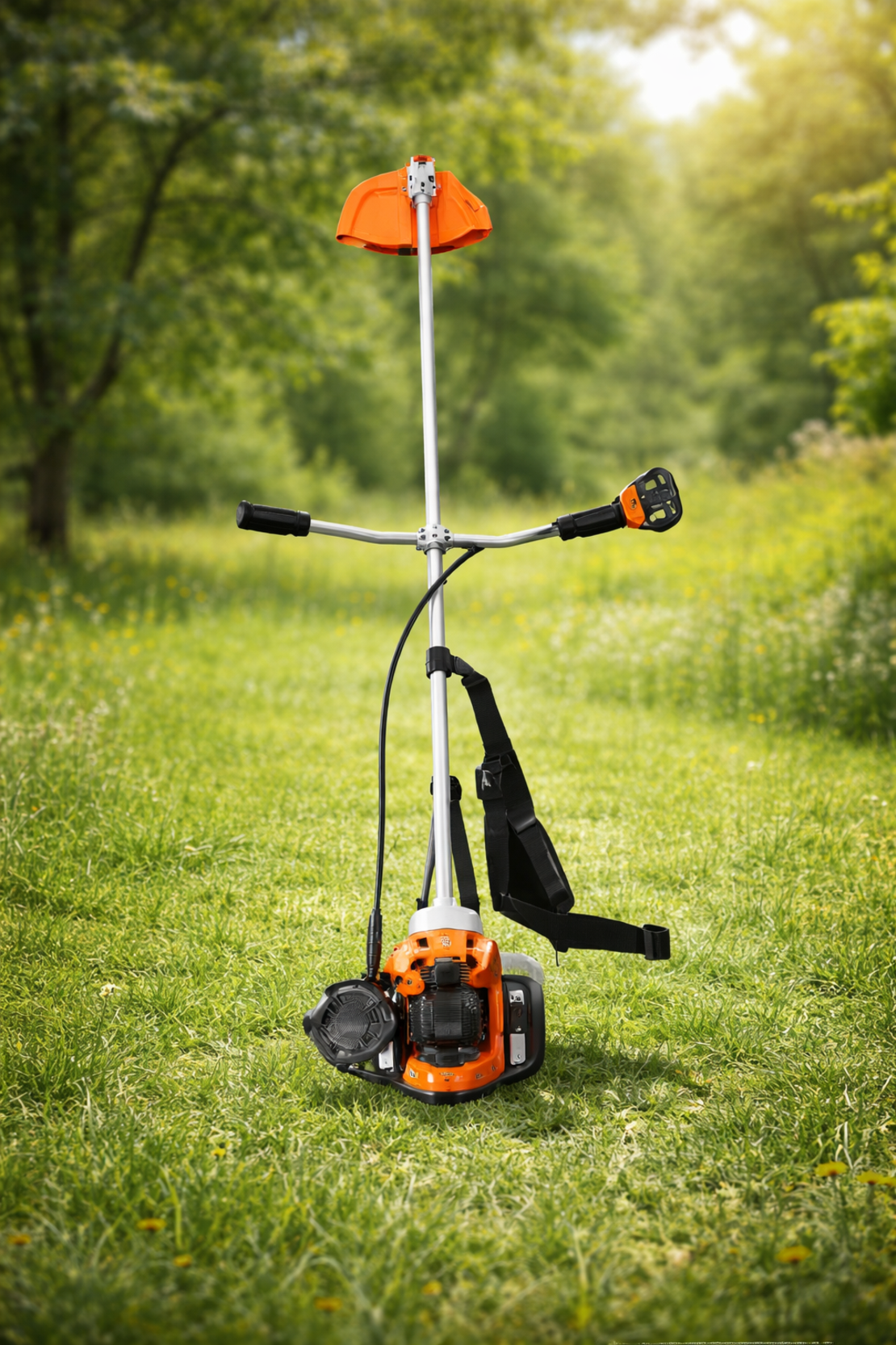 Бензинов тример за косене на трева KraftRoyal 4500W - Професионално косене и Удобство 74 кубика