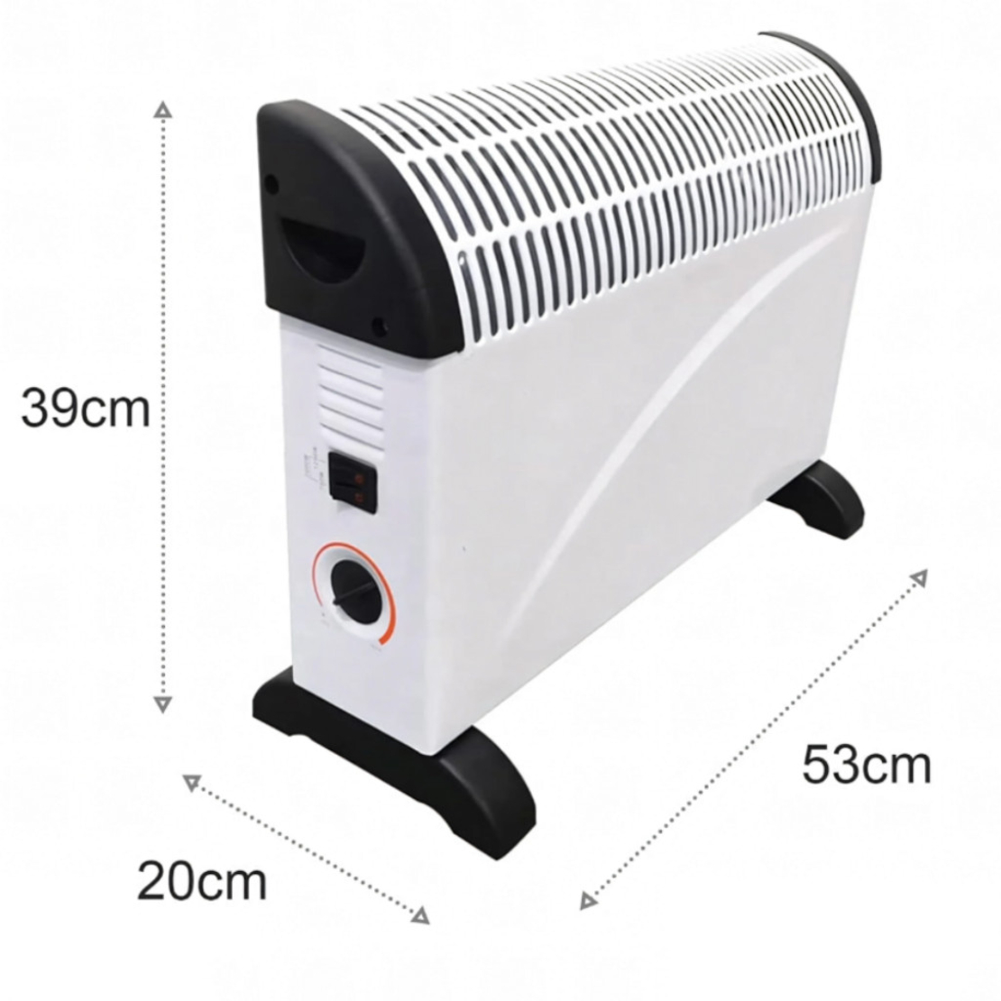 Електрически конвектор 2000 W с термостат