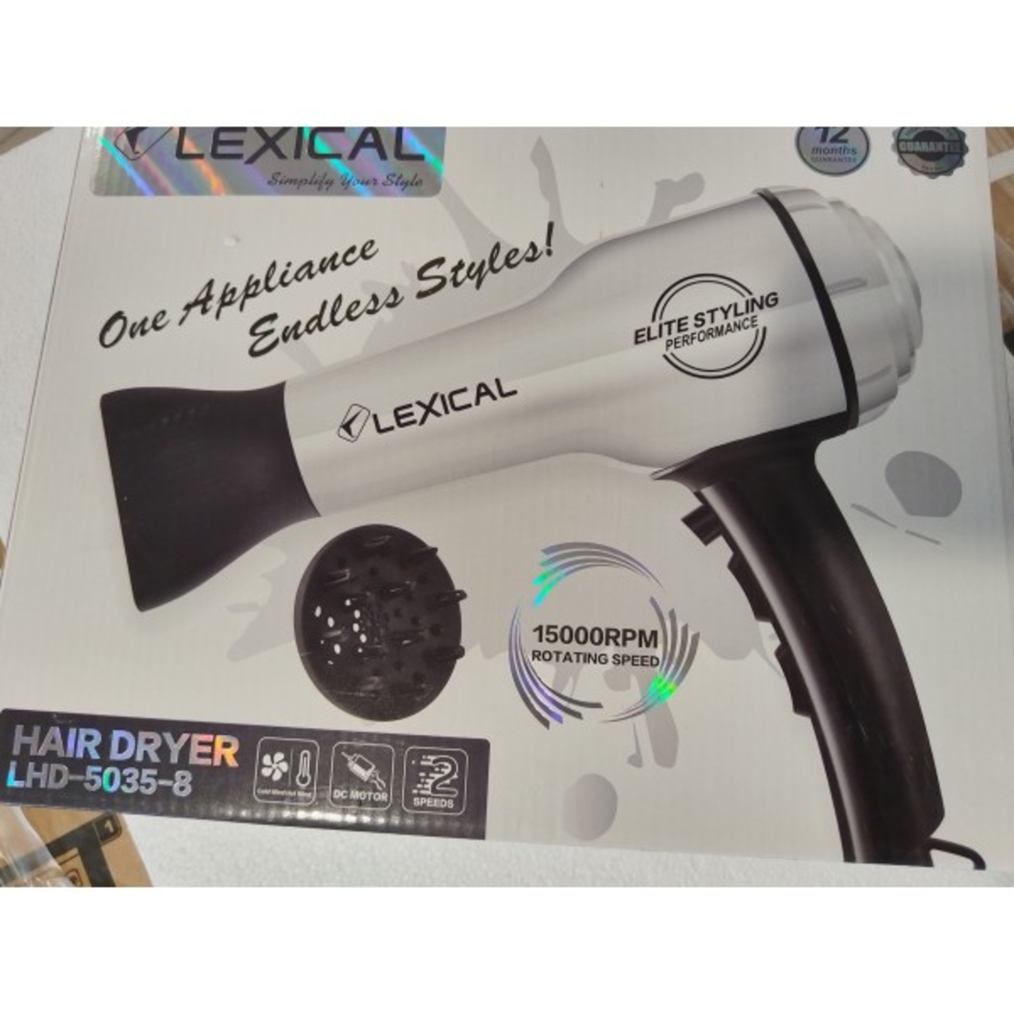 Сешоар HAIR DRYER Lexical – Компактна мощност за всеки ден