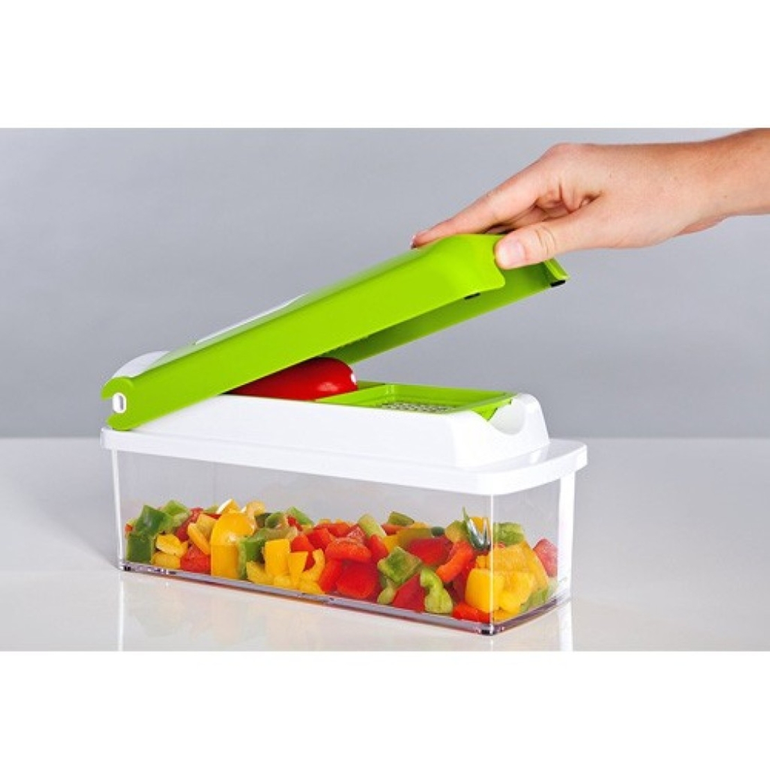 Кухненско Ренде за зеле, моркови с контейнер - N i c e r Dicer Plus от 13 части