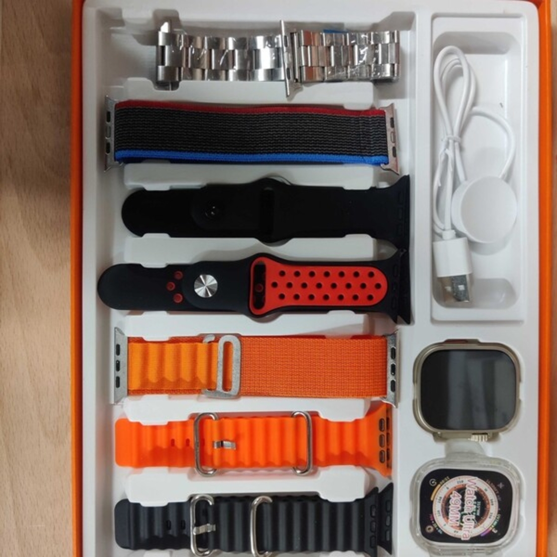 Смарт часовник 2023 New smart watch S100 ultra 7 in 1 strap HD