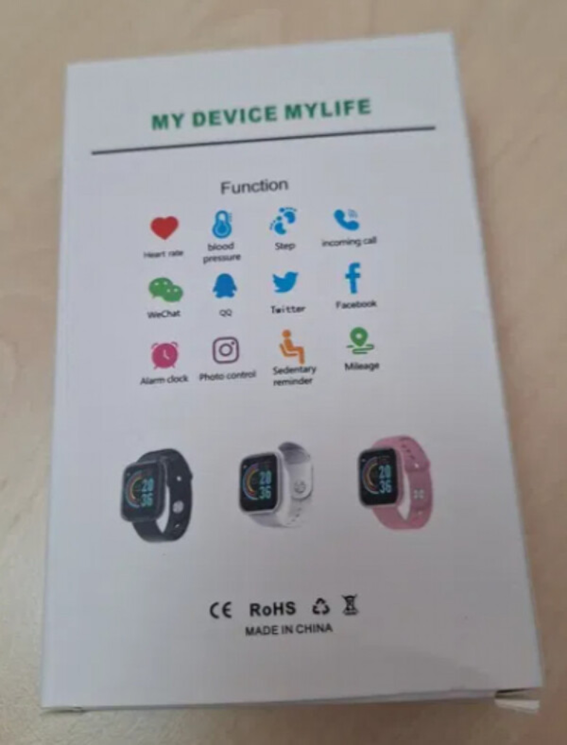 Смарт часовник smart bracelet пулс , крачки работи с всички телефони