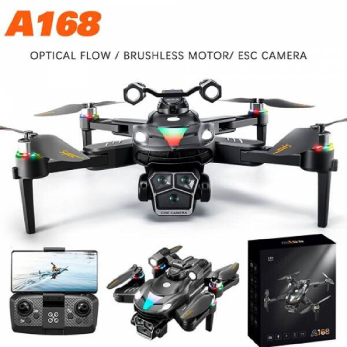 Професионален дрон A168 с 8K HD WiFi камера и GPS
