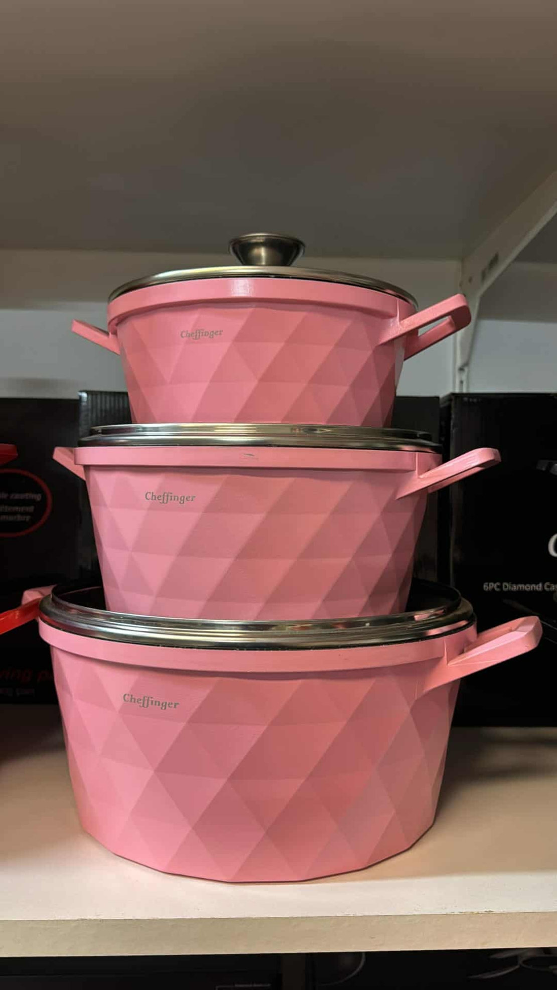 Комплект от 6 броя висококачествени съдове за готвене Cheffinger