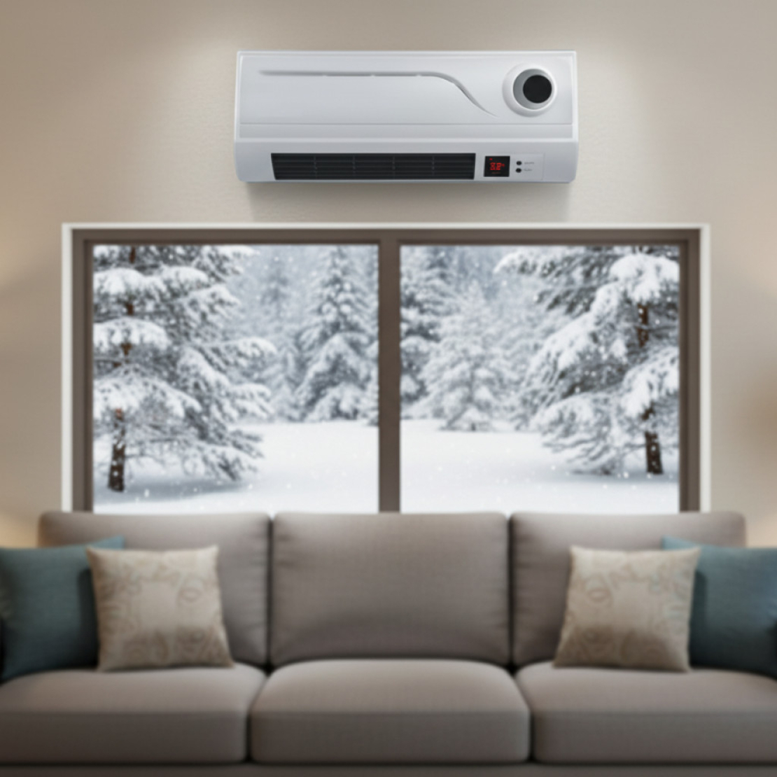 Отоплителна печка за стена Rosberg R51973A – 2000W