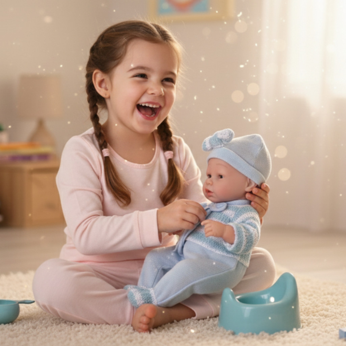 Реалистично бебе с аксесоари - 39см