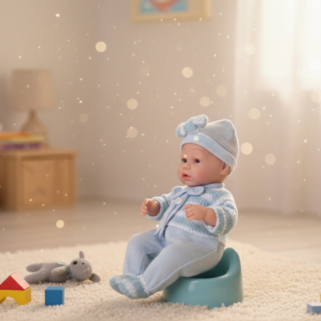 Реалистично бебе с аксесоари - 39см