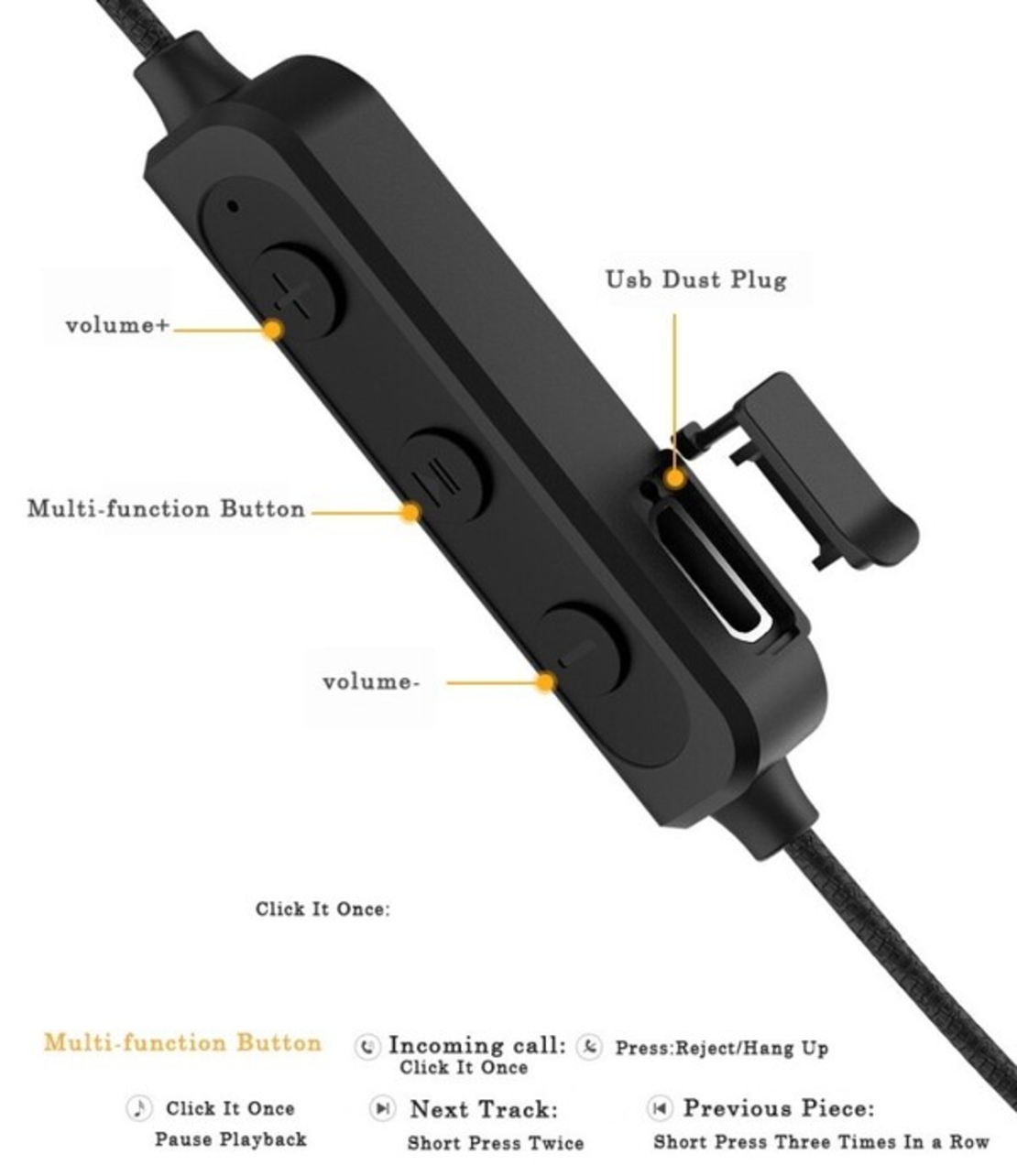 Слушалки KLGO HK-30BL с bluetooth лента