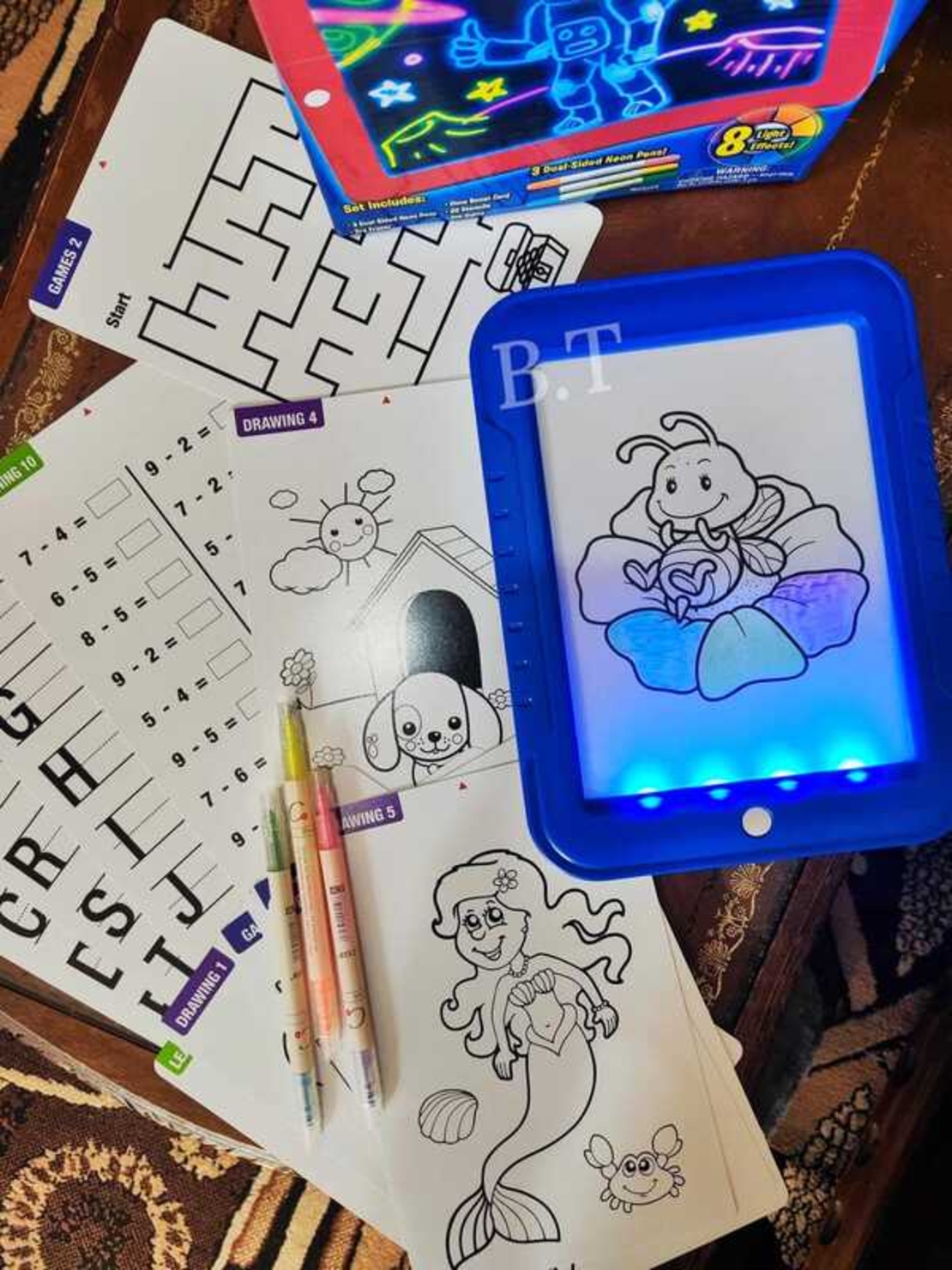 Светещ таблет за рисуване Magic Sketch Pad