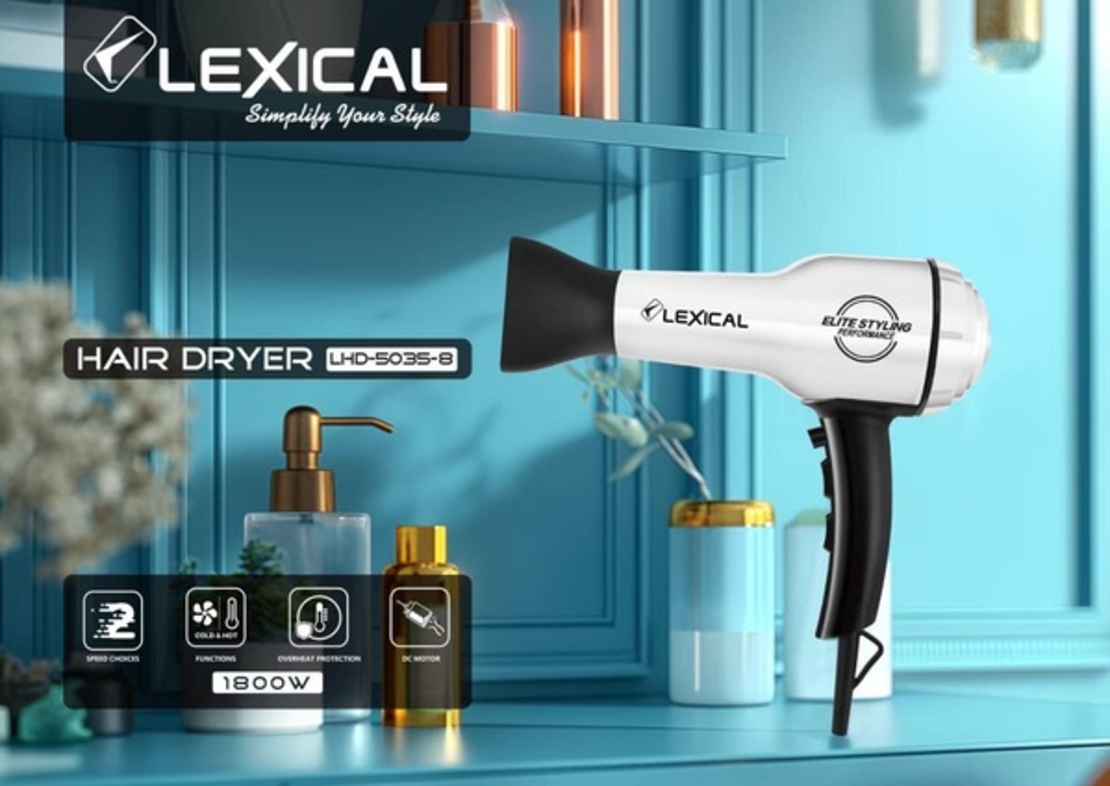 Сешоар HAIR DRYER Lexical – Компактна мощност за всеки ден