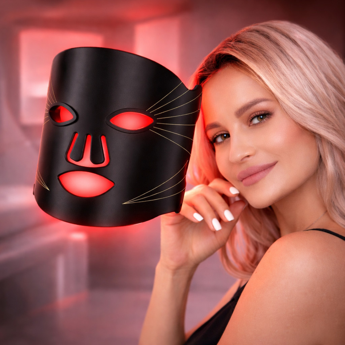 LED Маска за лице със 7 светлинни режима – Домашна фототерапия за по-чиста и спокойна кожа