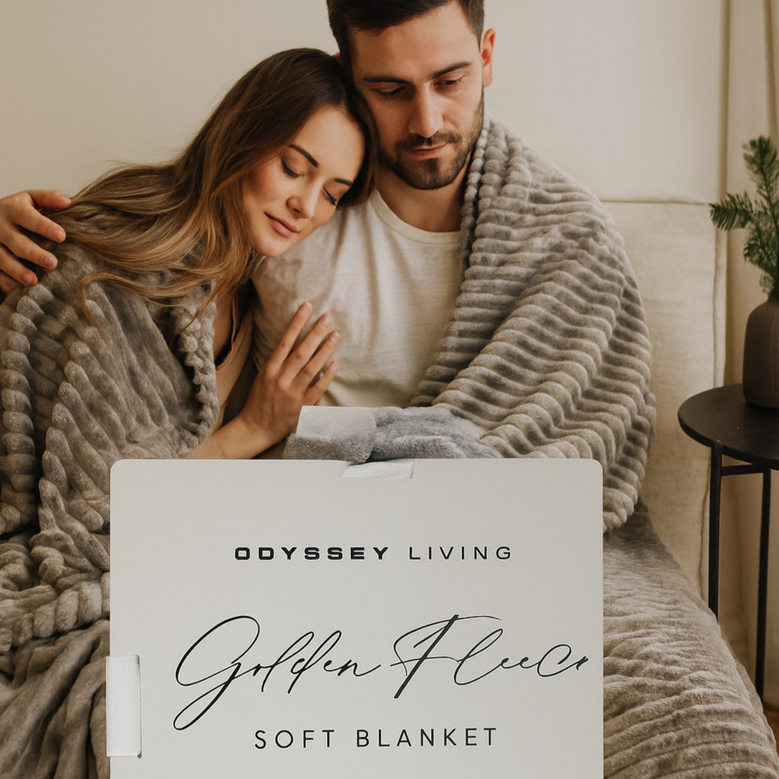 Супер меко одеяло Odyssey Living – Golden Fleece