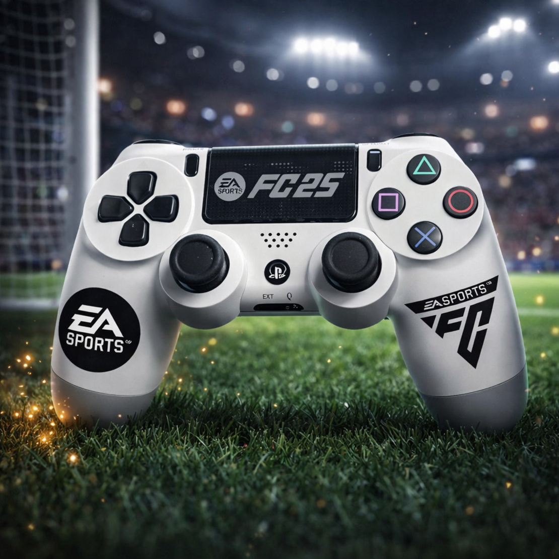 Безжичен джойстик за PS4 с тъчпад, вибрация и LED осветление – FC25 / GTA дизайн