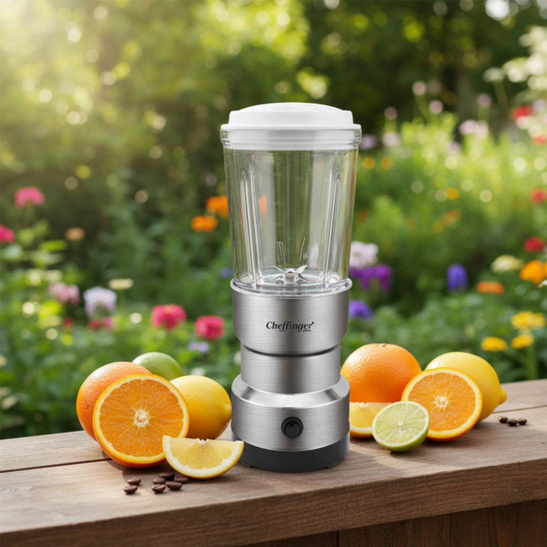 Cheffinger 2-в-1 блендер и мелничка – свежи смутита и ароматно кафе за секунди