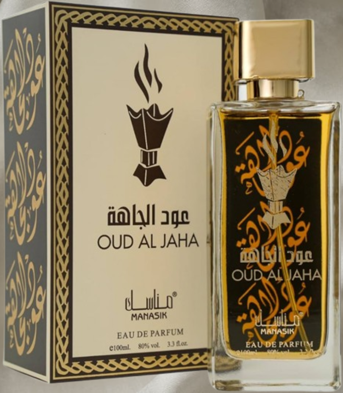 Оригинален арабски U N I S E X парфюм OUD AL JAHA by MANASIK, 100ML EAU DE PARFUM