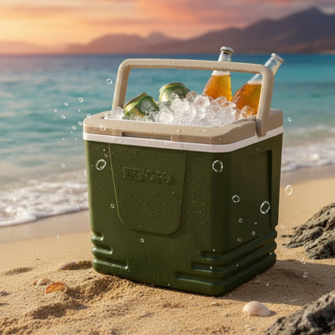 Професионална Хладилна кутия Military Green - Komax