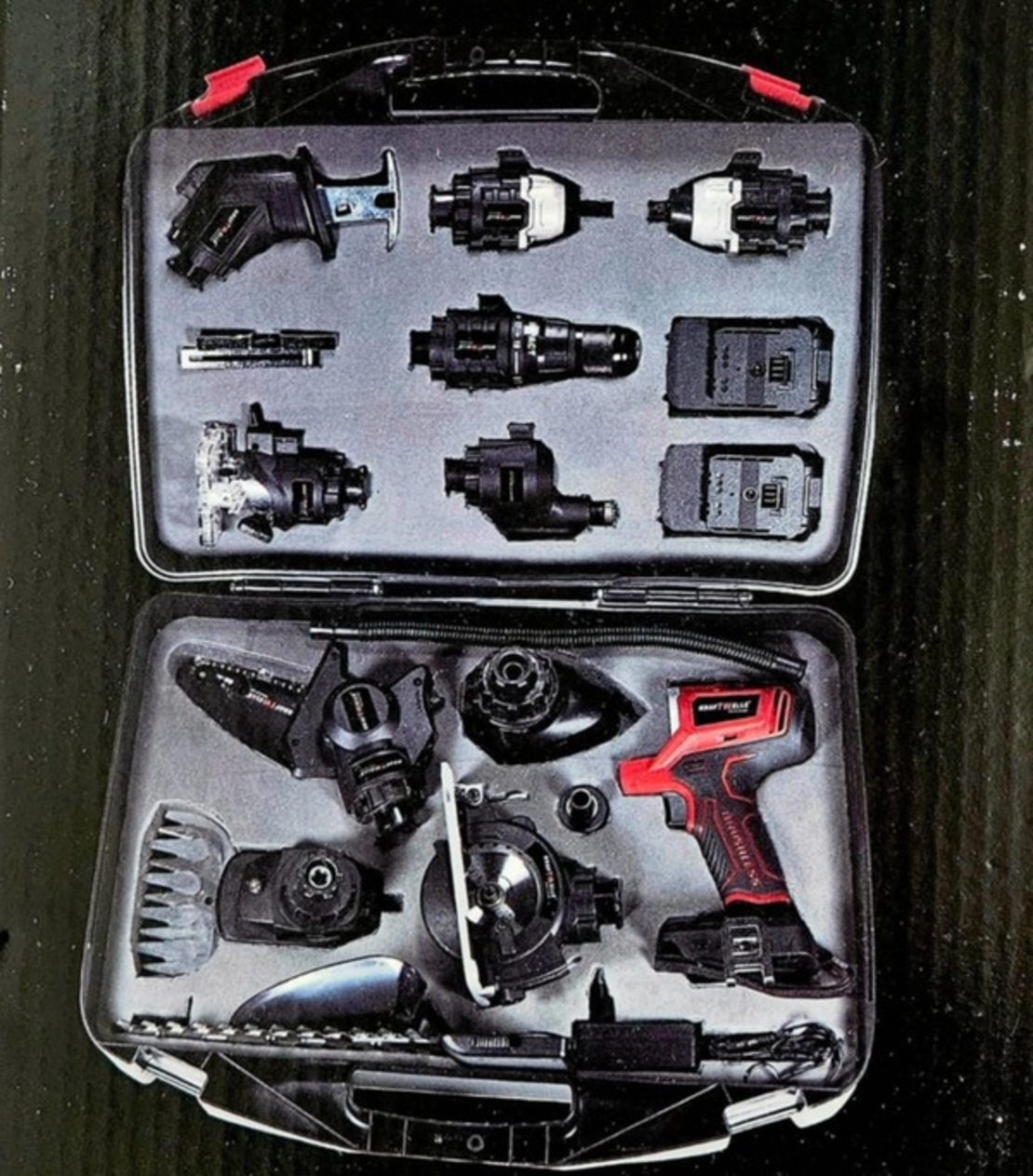 Акумулаторен мултифункционален комплект 20V безчетков 11 в 1 KRAFTWELLE KW-12390