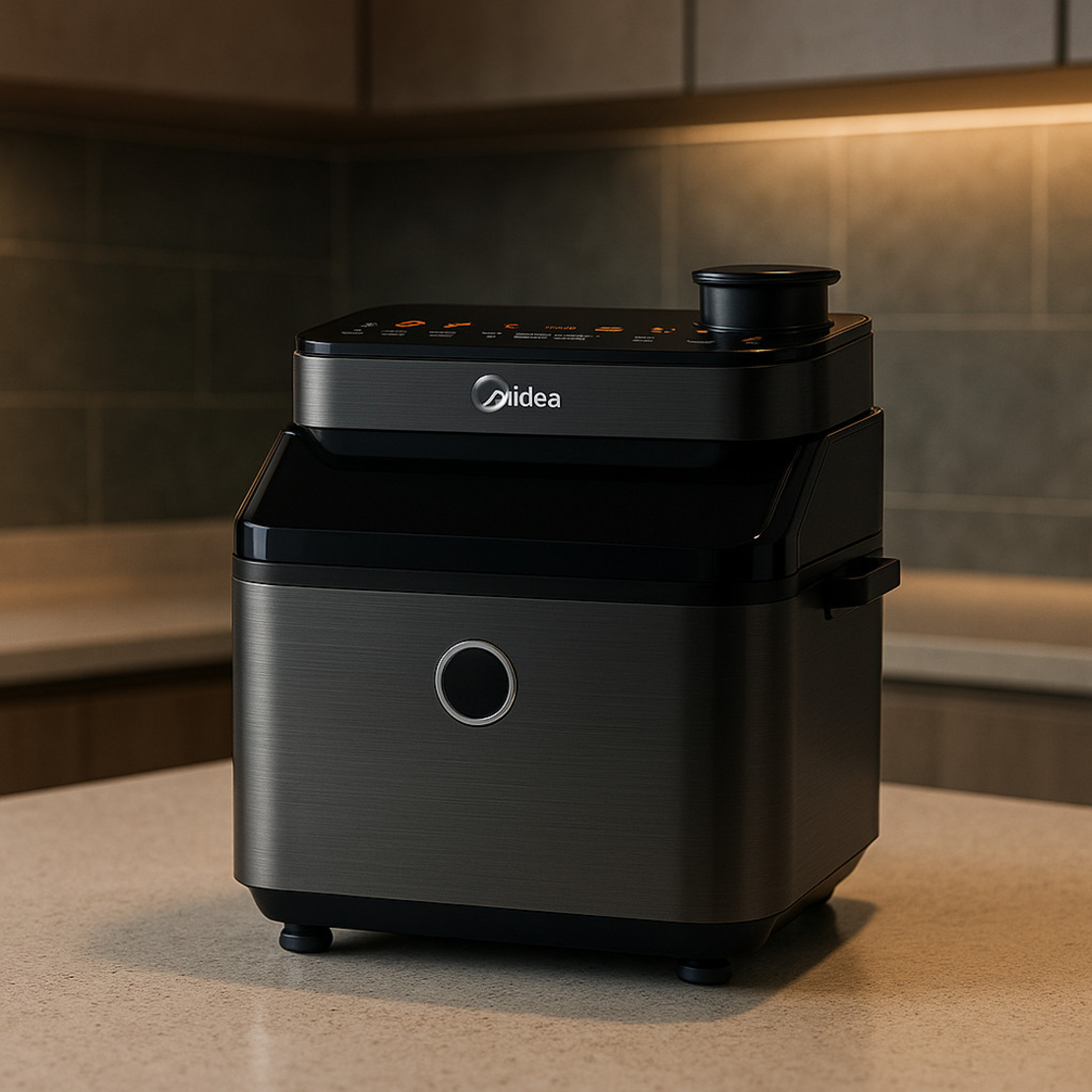 Midea DualTaste Air Fryer MF-CY75C2 – 7L капацитет, JuicyLock технология