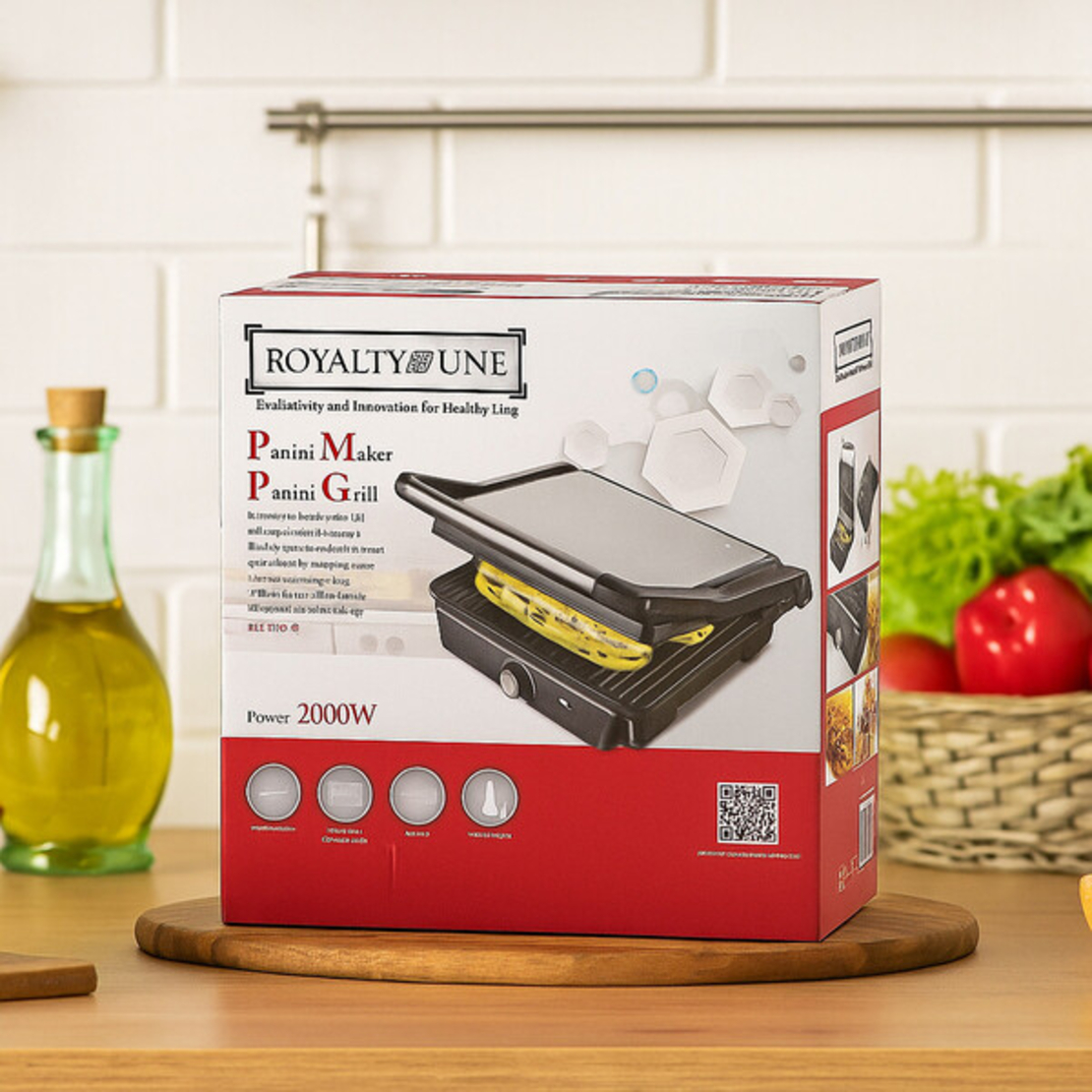 Тостер-грил 2 в 1 Royalty Line RL-PG7937 – 2000W