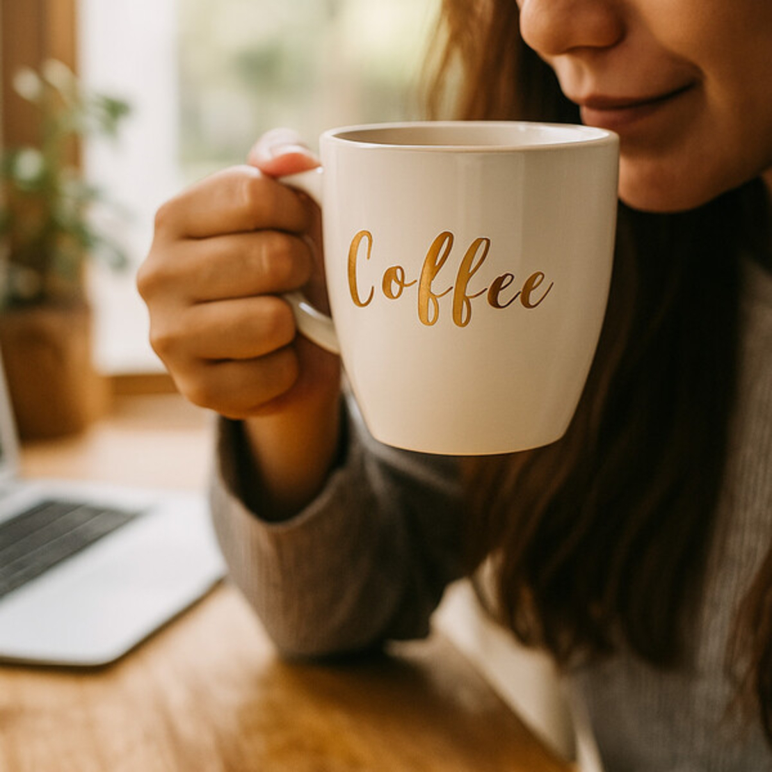 Керамична чаша Coffee 220 мл – стил, удобство и енергия във всяка глътка