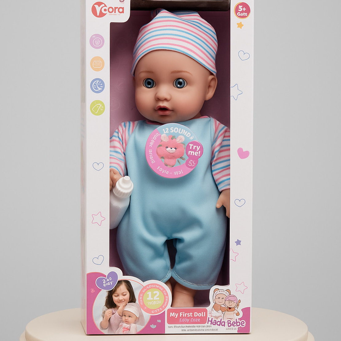 Говорещи бебета Hada Bebé, My First Doll – 12 звука, които ще зарадват всяко дете