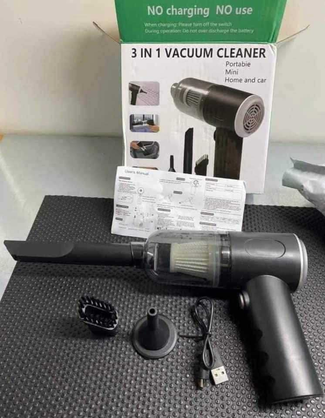 ПРОМОЦИЯ - Компактна безжична прахосмукачка за дома и автомобила 2000mAh